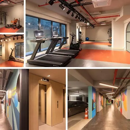 Contemporary 1br Haven W/ Parking + Gym #110 Lägenhet *